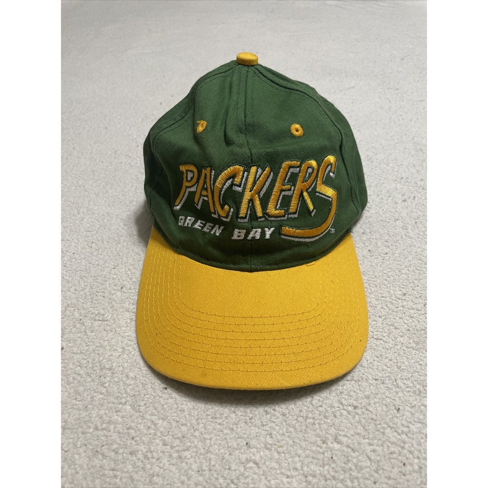 Green Bay Packers Hat Cap Adjustable Snapback NFL Team Apparel Embroidered Logo